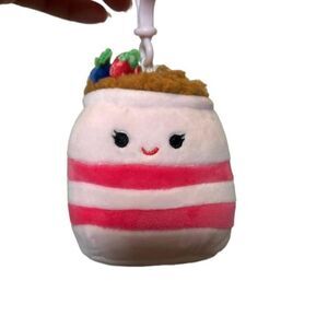 Zosia The Yogurt Fruit Parfait Squishmallow Clip